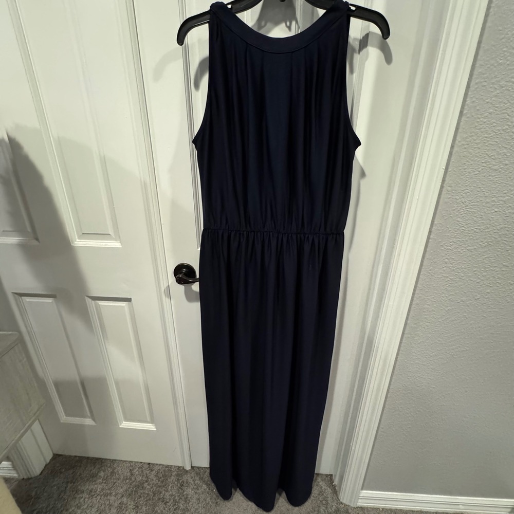 KOH KOH Navy Blue Sleeveless Maxi Dress – Size L NWOT